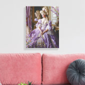 Marie Antoinette Lavender Queen Leinwanddruck (Insitu (Wohnzimmer))
