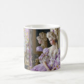 Marie Antoinette lavender Queen Mug Kaffeetasse (VorderseiteRechts)