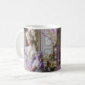 Marie Antoinette lavender Queen Mug Kaffeetasse (Vorderseite Links)