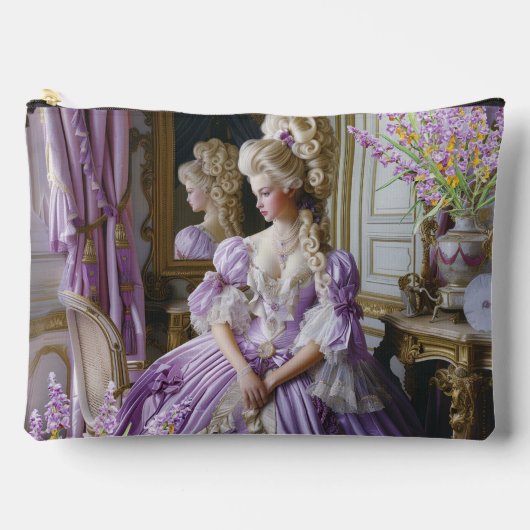 Marie Antoinette lavender Queen pouch (L) Zubehörtasche (Vorderseite)
