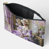 Marie Antoinette lavender Queen pouch (L) Zubehörtasche (Offen)