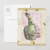 Marie Antoinette leere Postkarte (Vorne/Hinten)