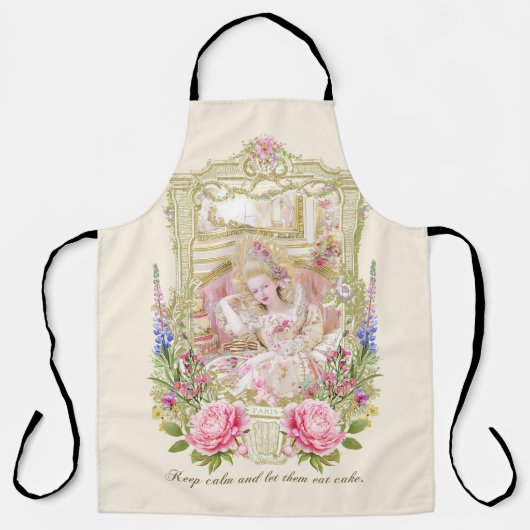 Marie Antoinette let them eat cake Apron Schürze (Vorderseite)