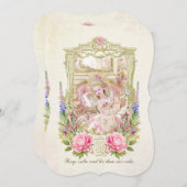 Marie Antoinette let them eat cake invitation Einladung (Vorne/Hinten)
