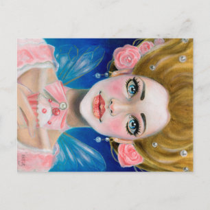 Marie Antoinette Ließ sie essen Cupcake! In Rosa.. Postkarte