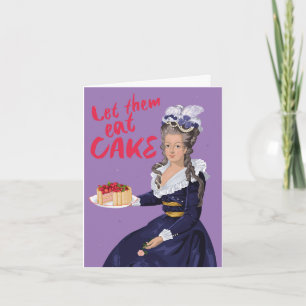 Marie Antoinette Ließ sie zum Geburtstag Cake Karte