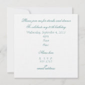 Marie Antoinette Ließ sie zum Kuchen Einladung (Rückseite)