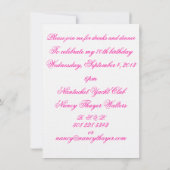 Marie Antoinette Ließ sie zum Kuchen Einladung (Rückseite)