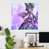 Marie Antoinette Lila Haze Lg. Poster (Heimbüro)