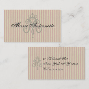 Marie-Antoinette-Logo - Visitenkarte