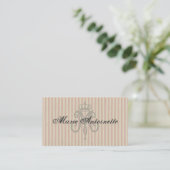 Marie-Antoinette-Logo - Visitenkarte (Stehend Vorderseite)