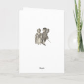 Marie Antoinette Louis XVI Vintage Kostüme Karte (Rückseite)