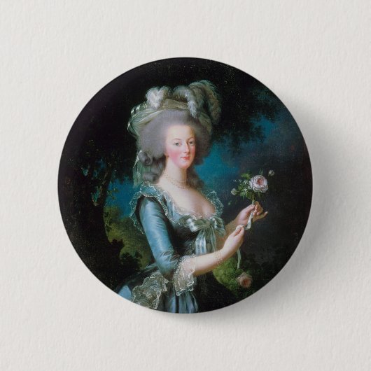 Marie Antoinette mit der Rose durch Elisabeth Button (Vorderseite)
