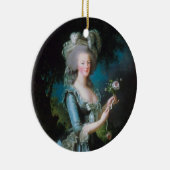 Marie-Antoinette mit der Rose durch Elisabeth Keramikornament (Rechts)