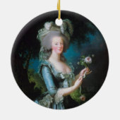 Marie-Antoinette mit der Rose durch Elisabeth Keramikornament (Hinten)