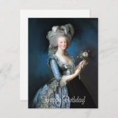 Marie Antoinette mit einer Rose (Vorne/Hinten)