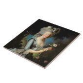 Marie Antoinette mit einer Rose, 1783 Fliese (Seite)
