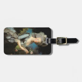 Marie Antoinette mit einer Rose, 1783 Gepäckanhänger (Vorderseite horizontal)