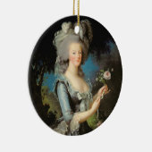 Marie Antoinette mit einer Rose, 1783 Keramikornament (Rechts)
