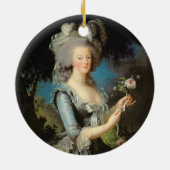Marie Antoinette mit einer Rose, 1783 Keramikornament (Hinten)