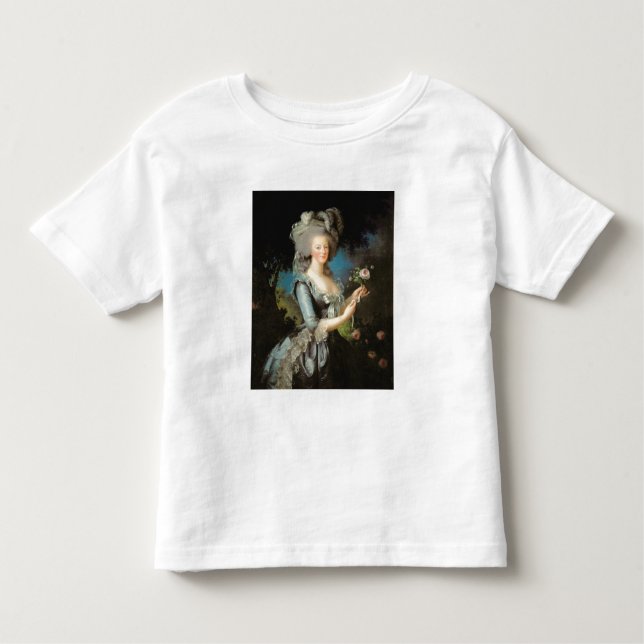 Marie Antoinette mit einer Rose, 1783 Kleinkind T-shirt (Vorderseite)