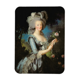Marie Antoinette mit einer Rose, 1783 Magnet