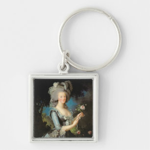 Marie Antoinette mit einer Rose, 1783 Schlüsselanhänger