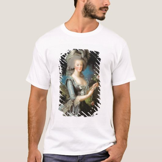 Marie Antoinette mit einer Rose, 1783 T-Shirt (Vorderseite)