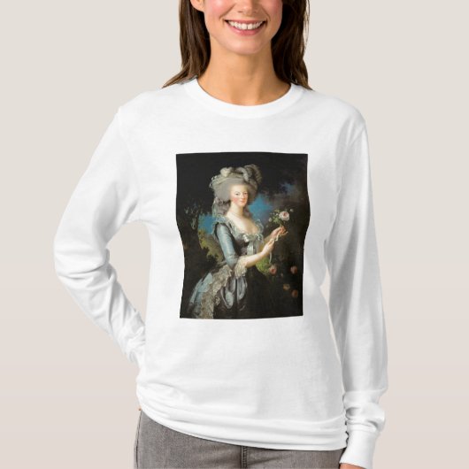 Marie Antoinette mit einer Rose, 1783 T-Shirt (Vorderseite)