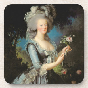 Marie Antoinette mit einer Rose, 1783 Untersetzer