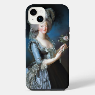 Marie Antoinette mit einer Rose iPhone 14 Plus Hülle
