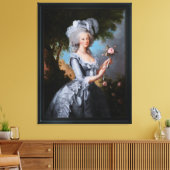 Marie Antoinette mit einer Rose Leinwanddruck (Insitu (Wohnzimmer))