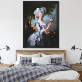 Marie Antoinette mit einer Rose Leinwanddruck (Insitu (Schlafzimmer))
