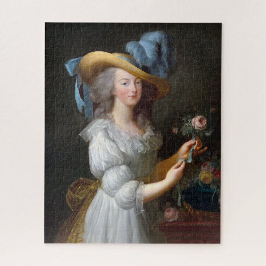Marie Antoinette mit einer Rose Puzzle (Vertikal)