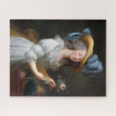 Marie Antoinette mit einer Rose Puzzle (Horizontal)