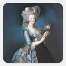 Marie Antoinette mit einer Rose