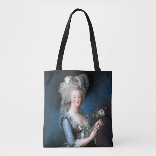 Marie Antoinette mit einer Rose Tasche (Vorderseite)