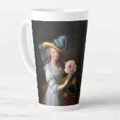 Marie Antoinette mit Pink Anemone Blume Milchtasse (Linke Ecke)
