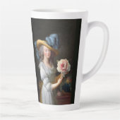 Marie Antoinette mit Pink Anemone Blume Milchtasse (Rechts)