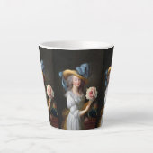 Marie Antoinette mit Pink Anemone Blume Milchtasse (Vorderseite)