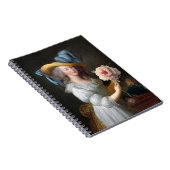 Marie Antoinette mit rosafarbenem Péony Notizblock (Rechte Seite)