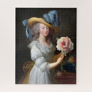 Marie Antoinette mit rosafarbenem Péony Puzzle