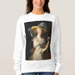 Marie Antoinette mit Rose Sweatshirt