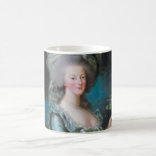 Marie Antoinette mit Rose von Elisabeth Le Brun Kaffeetasse