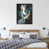 Marie Antoinette mit Rose von Elisabeth Le Brun Leinwanddruck (Insitu (Schlafzimmer))