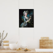 Marie Antoinette mit Rose von Elisabeth Le Brun Poster (Küche)