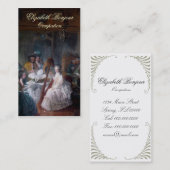 Marie Antoinette Mode ~ Visitenkarte (Vorne/Hinten)