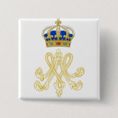Marie Antoinette Monogram Button (Vorderseite)