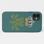 Marie Antoinette Monogram Case-Mate iPhone Hülle (Rückseite (Horizontal))