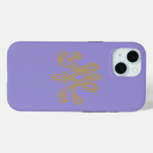 Marie Antoinette Monogram Lavender Case-Mate iPhone Hülle (Rückseite (Horizontal))